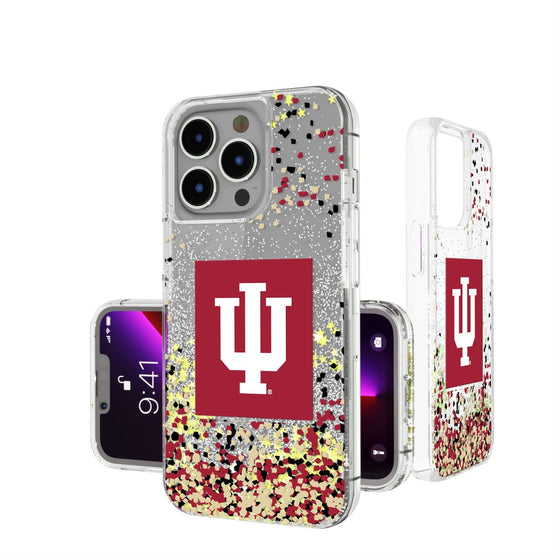 Indiana Hoosiers Confetti Glitter Case-0