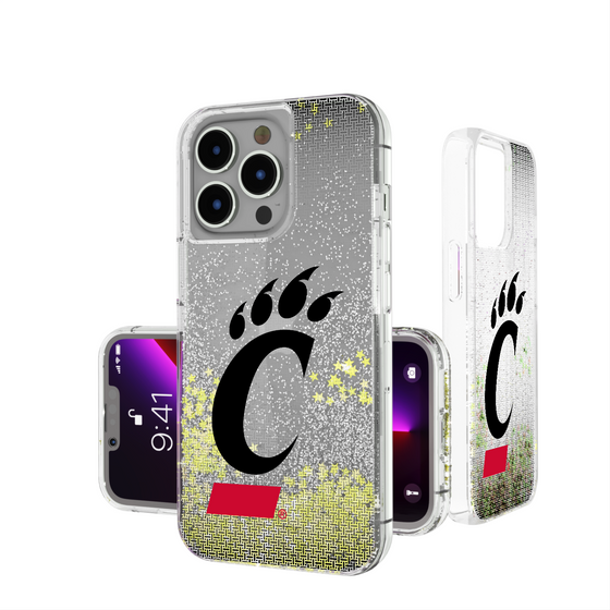 Cincinnati Bearcats Linen Glitter Phone Case-0