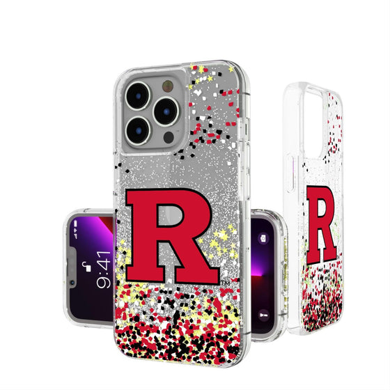 Rutgers Scarlet Knights Confetti Glitter Case-0