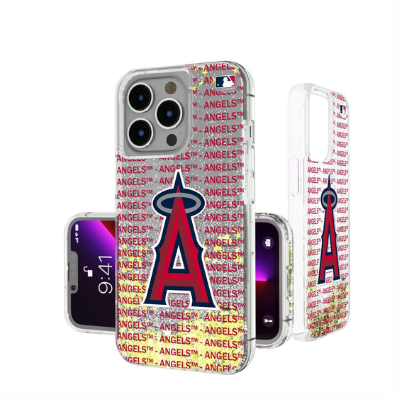 Los Angeles Angels Blackletter Glitter Case-0