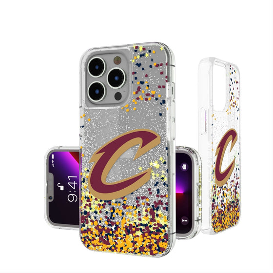 Cleveland Cavaliers Confetti Glitter Case-0
