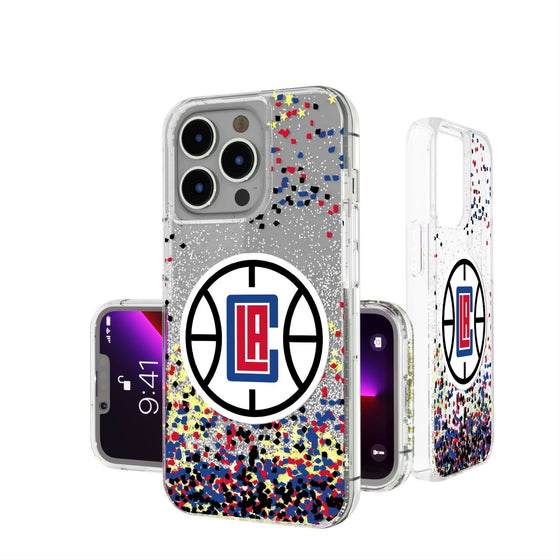 Los Angeles Clippers Confetti Glitter Case-0