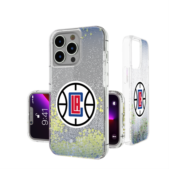 Los Angeles Clippers Linen Glitter Phone Case-0