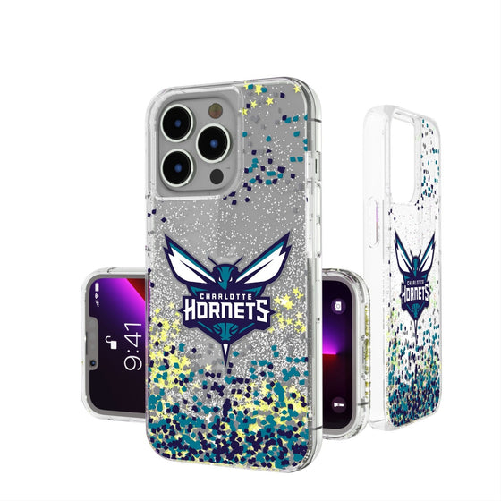 Charlotte Hornets Confetti Glitter Case-0