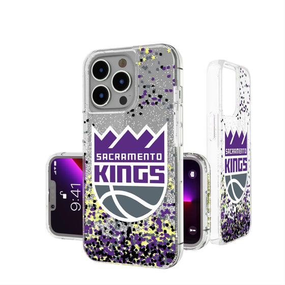 Sacramento Kings Confetti Glitter Case-0