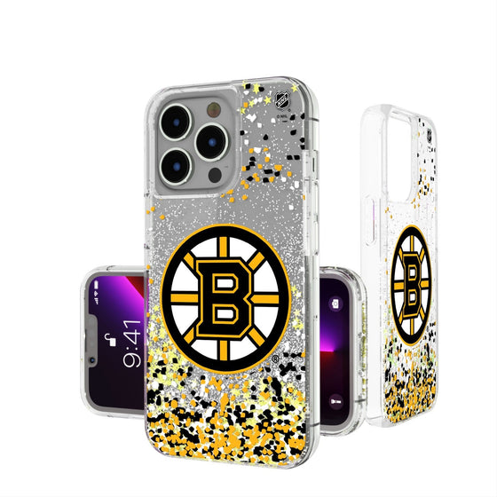 Boston Bruins Confetti Glitter Case-0