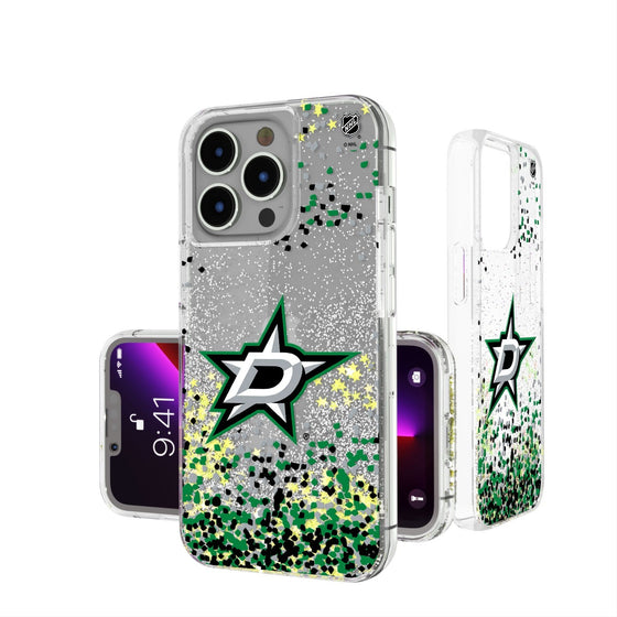 Dallas Stars Confetti Glitter Case-0