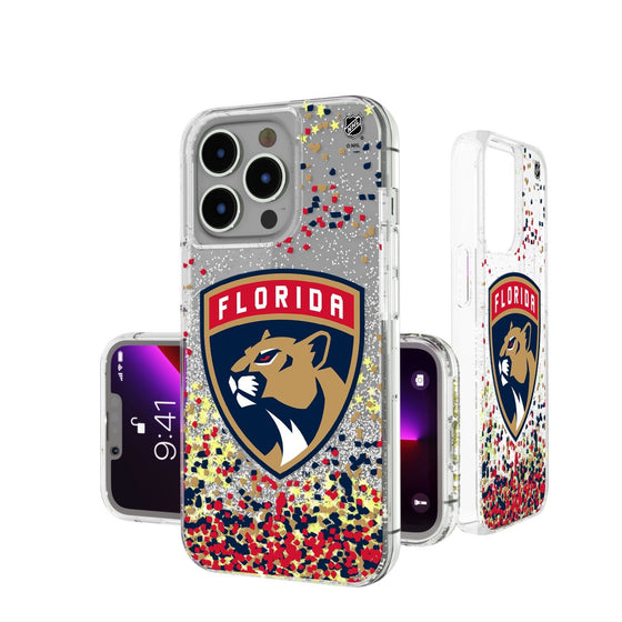 Florida Panthers Confetti Glitter Case-0