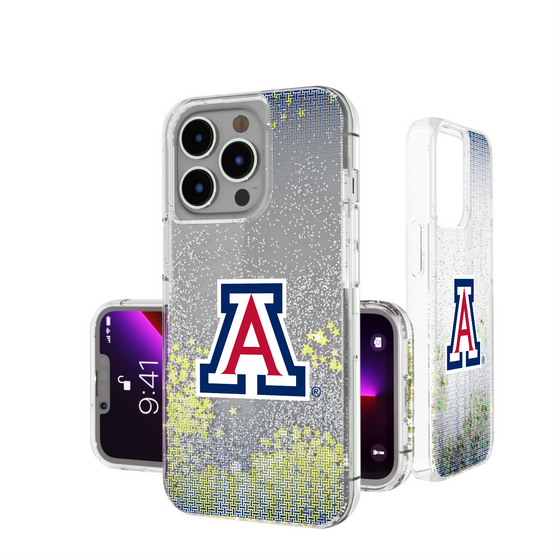 Arizona Wildcats Linen Glitter Phone Case-0