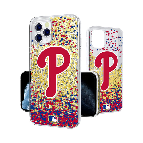Philadelphia Phillies Confetti Gold Glitter Case - 757 Sports Collectibles