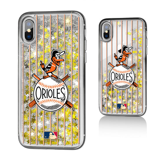 Baltimore Orioles 1954-1963 - Cooperstown Collection Pinstripe Gold Glitter Case - 757 Sports Collectibles