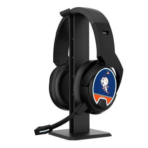 New York Mets 2014 - Cooperstown Collection Stripe Gaming Headphones - 757 Sports Collectibles