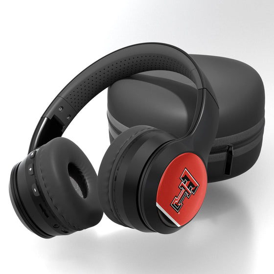 Texas Tech Red Raiders Stripe Wireless Over-Ear Bluetooth Headphones-0
