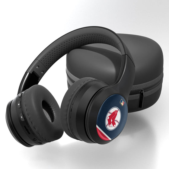 Boston Red Sox 1970-1975 - Cooperstown Collection Stripe Wireless Over-Ear Bluetooth Headphones - 757 Sports Collectibles