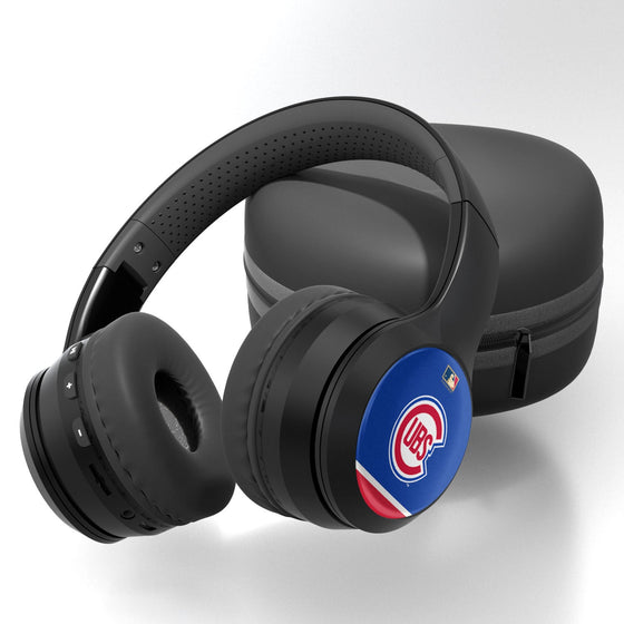 Chicago Cubs 1948-1956 - Cooperstown Collection Stripe Wireless Over-Ear Bluetooth Headphones - 757 Sports Collectibles