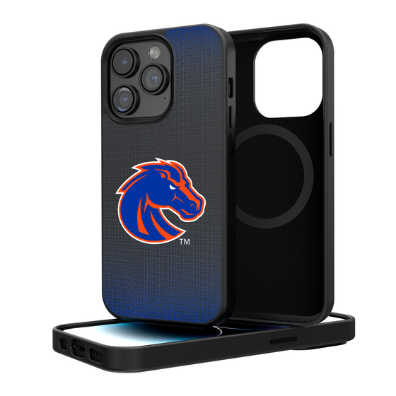 Boise State Broncos Linen Magnetic Phone Case-0