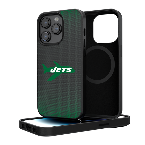 New York Jets 1963 Historic Collection Linen Magnetic Phone Case-0