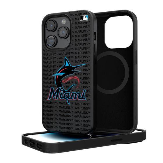 Miami Marlins Blackletter Magnetic Case - 757 Sports Collectibles