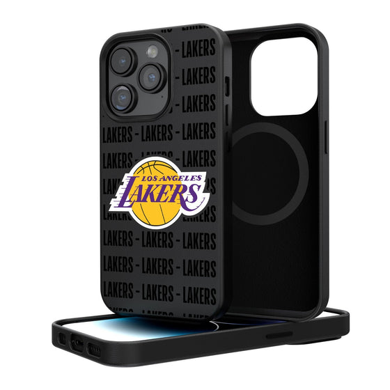 Los Angeles Lakers Blackletter Magnetic Case-0