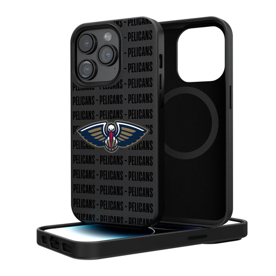 New Orleans Pelicans Blackletter Magnetic Case-0