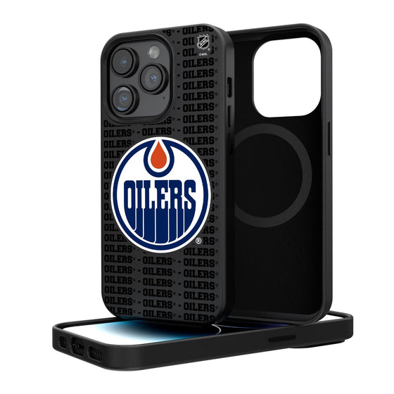 Edmonton Oilers Blackletter Magnetic Case-0