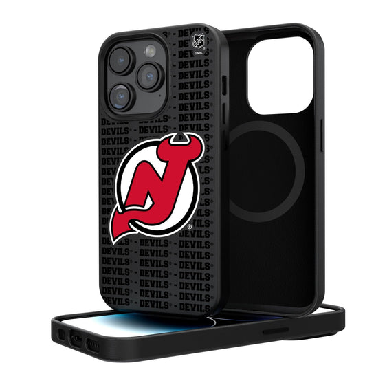 New Jersey Devils Blackletter Magnetic Case-0