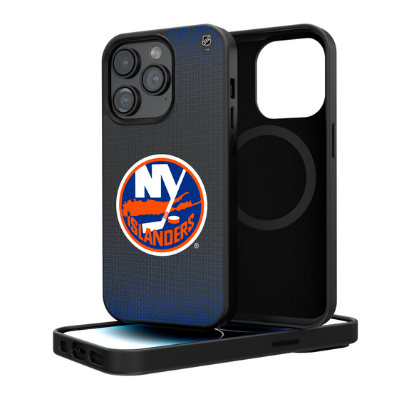New York Islanders Linen Magnetic Phone Case-0