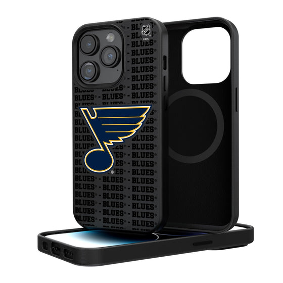 St. Louis Blues Blackletter Magnetic Case-0