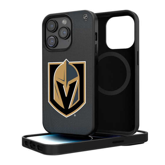 Vegas Golden Knights Linen Magnetic Phone Case-0