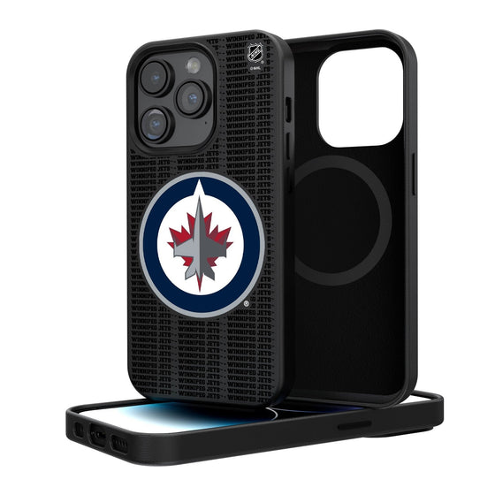 Winnipeg Jets Blackletter Magnetic Case-0