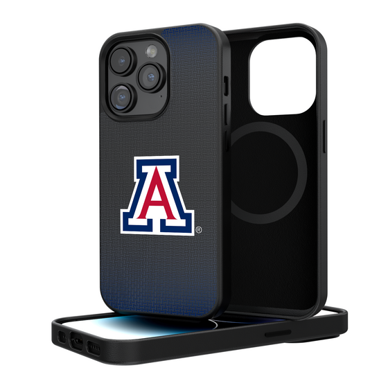 Arizona Wildcats Linen Magnetic Phone Case-0