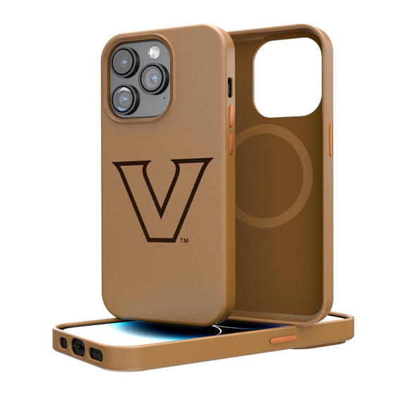 Vanderbilt Commodores Woodburned Brown Magnetic Case-0