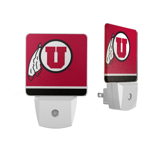 Utah Utes Stripe Night Light 2-Pack-0