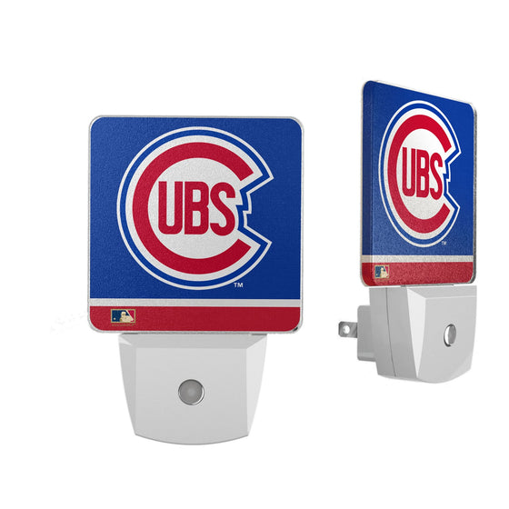 Chicago Cubs 1948-1956 - Cooperstown Collection Stripe Night Light 2-Pack - 757 Sports Collectibles