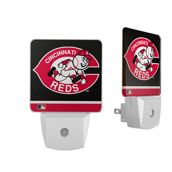 Cincinnati Reds 1978-1992 - Cooperstown Collection Stripe Night Light 2-Pack - 757 Sports Collectibles