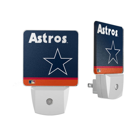 Houston Astros 1975-1981 - Cooperstown Collection Stripe Night Light 2-Pack - 757 Sports Collectibles