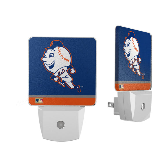 New York Mets 2014 - Cooperstown Collection Stripe Night Light 2-Pack - 757 Sports Collectibles