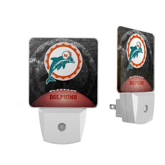 Miami Dolphins 1966-1973 Historic Collection Legendary Night Light 2-Pack - 757 Sports Collectibles