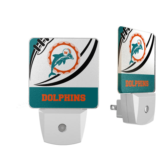 Miami Dolphins 1966-1973 Historic Collection Passtime Night Light 2-Pack - 757 Sports Collectibles