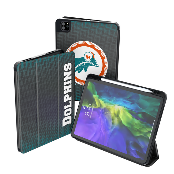 Miami Dolphins 1966-1973 Historic Collection Linen Tablet Case-0