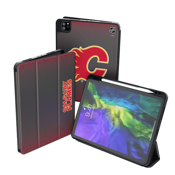 Calgary Flames Linen Tablet Case-0