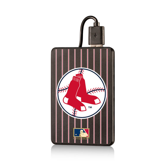 Boston Red Sox 1970-1975 - Cooperstown Collection Pinstripe 2200mAh Credit Card Powerbank - 757 Sports Collectibles