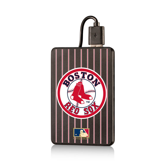 Boston Red Sox 1976-2008 - Cooperstown Collection Pinstripe 2200mAh Credit Card Powerbank - 757 Sports Collectibles