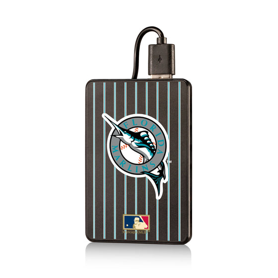 Miami Marlins 1993-2011 - Cooperstown Collection Pinstripe 2200mAh Credit Card Powerbank - 757 Sports Collectibles