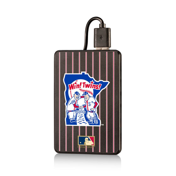 Minnesota Twins 1976-1986 - Cooperstown Collection Pinstripe 2200mAh Credit Card Powerbank - 757 Sports Collectibles