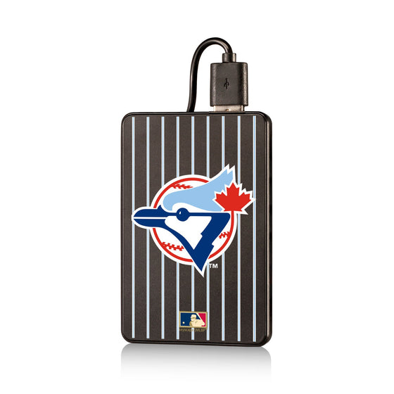 Toronto Blue Jays 1977-1988 - Cooperstown Collection Pinstripe 2200mAh Credit Card Powerbank - 757 Sports Collectibles