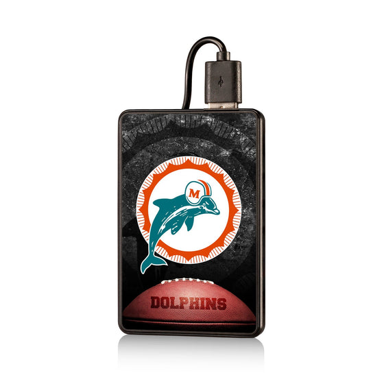 Miami Dolphins 1966-1973 Historic Collection Legendary 2500mAh Credit Card Powerbank - 757 Sports Collectibles