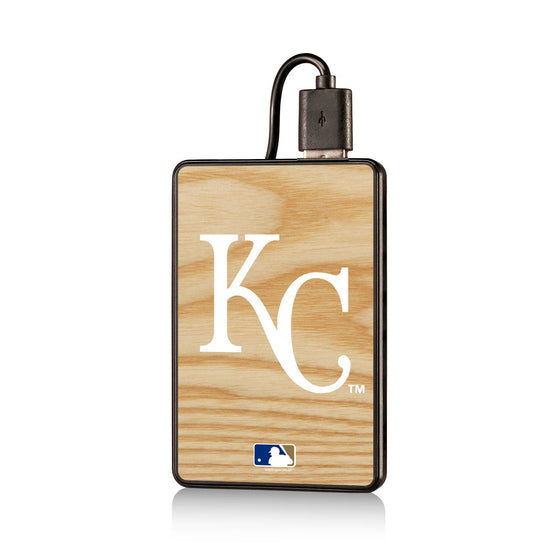 Kansas City Royals Royals Wood Bat 2200mAh Credit Card Powerbank - 757 Sports Collectibles