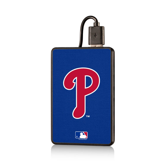 Philadelphia Phillies Solid 2200mAh Credit Card Powerbank - 757 Sports Collectibles