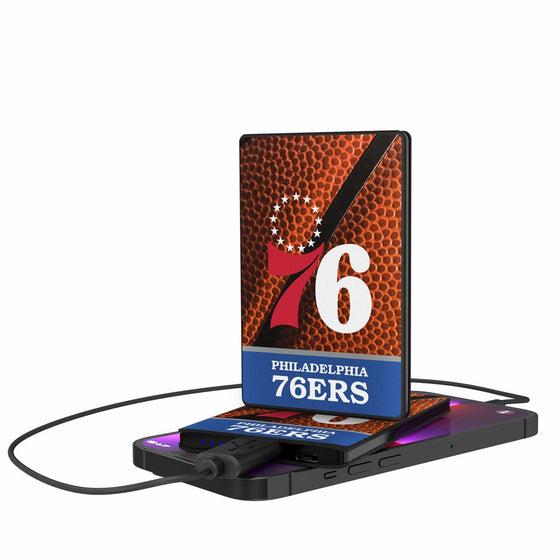 Philadelphia 76ers Basketball 2500mAh Credit Card Powerbank-0